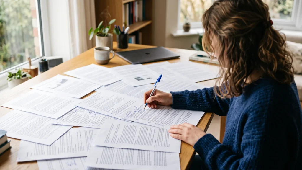 Priorisation de recommandations sur papier